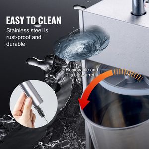 Insaccatrice Manuale a Doppia Velocità 10L/22LBS Verticale in Acciaio Inox 304 per Alimenti, Usata - Product Image 6