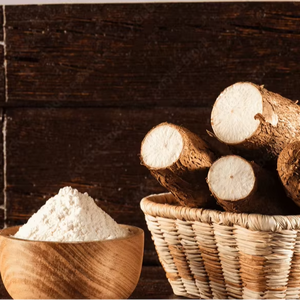 Harina de Tapioca Modificada de Gran Calidad, Almidón de Yuca Soluble para Industrias Adhesivas, Blanco Natural, Vida Útil de 24 Meses - Product Image 1