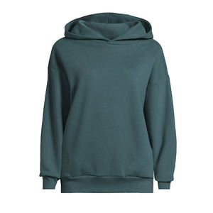 Sudaderas con capucha de manga larga para mujer con logotipo personalizado, 100% algodón orgánico, fabricante experimentado para pedidos al por mayor de sudaderas con capucha para mujer - Product Image 6