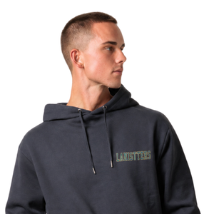 Sweat-shirt à capuche classique pour homme personnalisé, avec cordon de serrage, en molleton, poche kangourou, logo imprimé sur le devant, 100% coton, streetwear - Product Image 3