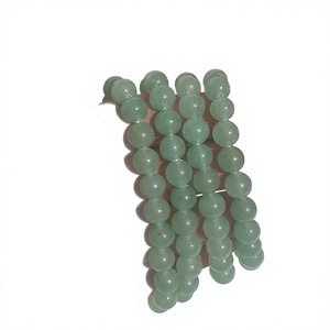 Factory Supply Green Aventurine 8mm <b>Crystal</b> <b>Bracelet</b> Handmade Elastic Gemstone Bead <b>Bracelet</b> - Product Image 1