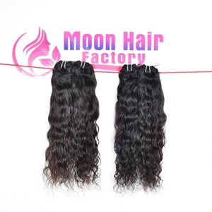 Extensiones de Cabello Humano 100% Puro, Ondulado, Estilo Brasileño, Cabello Virgen, Color Natural Negro, Sedoso, Suave y Resistente - Product Image 2