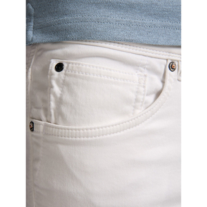 Shorts en jean élégants pour hommes, coupe slim droite, extensibles, 100 % coton, taille mi-haute vintage, décontractés, streetwear d'été, personnalisables OEM - Product Image 6