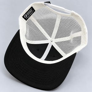 Gorra Trucker Personalizada de 6 Paneles con Parche de Cuero y Logotipo, Gorra de Malla con Cierre a Presión, Venta al por Mayor, Fabricante Vietnamita, OEM ODM, Fábrica de Gorras - Product Image 4