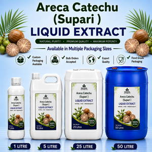Extracto Líquido de Areca Catechu Supari, Suplemento Herbal, Grado Alimenticio Natural, Empaque a Granel - Product Image 1