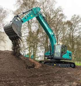 รถขุดตีนตะขาบขนาดเล็ก รุ่นใหม่ ปี 2026 SWE60UF/SWE35UF พร้อมกระบอกไฮดรอลิก MOOG สำหรับเครื่องยนต์กำลังขุดสูง สีน้ำเงิน 82 กิโลวัตต์ รับประกัน 1 ปี - Product Image 1