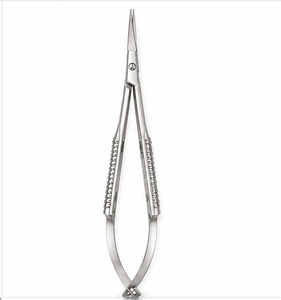 Ciseaux à ressort droits Rolleo en acier inoxydable à pointe fine, instrument microchirurgical pour la chirurgie générale - Product Image 3