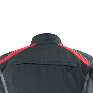 Men's Black Red Color Blocked <b>Motorcycle</b> <b>Jacket</b> Full Sleeve Windproof All Seasons Riding Wear - Product Image 6