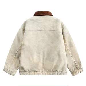 Chaqueta Nesta Sports Clean Fit Acid Wash para hombre, de poliéster y algodón – 380 GSM, estilo vintage, reversible, con cremallera, de alta calidad, con logo personalizado. - Product Image 6