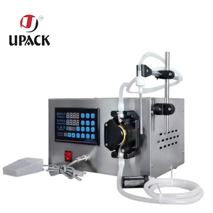 เครื่องบรรจุของเหลวขนาดเล็ก หัวฉีดเดี่ยว ปั๊มเพอริสตัลติกควบคุมด้วยเท้าแบบอัตโนมัติ บรรจุของเหลวขวดเดียว หัวฉีดเดี่ยว - Product Image 1