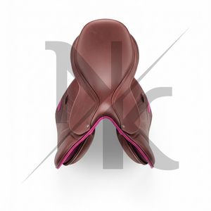 Selle de dressage ergonomique en cuir véritable léger de haute qualité, confortable pour le contact, produits d'équitation anglaise en provenance d'Inde - Product Image 4