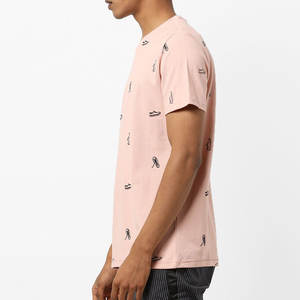 เสื้อยืดลำลองผู้ชายสำหรับฤดูร้อน สวมใส่สบาย ทรงโอเวอร์ไซส์ แขนสั้น ผ้าฝ้าย 100% สีพื้นแบบกำหนดเอง ขายส่งเสื้อผ้าผู้ชาย - Product Image 2