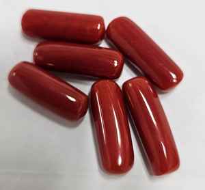 Coral Rojo Natural Italiano en Forma de Cápsula, Gema de Primera Calidad en Cristal de Alta Calidad, Gema Suelta para Joyería - Product Image 3