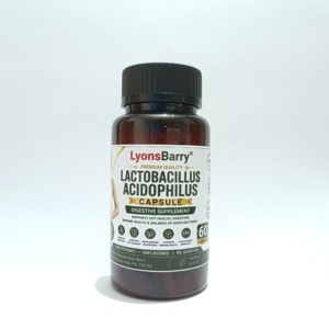 Cápsulas Probióticas de Lactobacillus Acidophilus Lyonsbarry para Adultos, Salud Digestiva, Hepática y Gástrica, Suplemento de Apoyo Inmunológico - Product Image 1