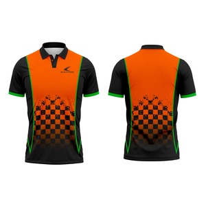 T-shirt polo pour hommes de haute qualité respirant à séchage rapide à manches courtes cyclisme voiture F1 chemise moto respirant course polos - Product Image 1
