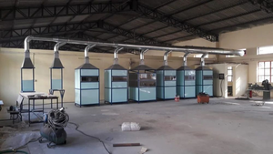 CE Certification <b>Laser</b> Welding Safety Enclosure Paint Full Protection Booth Fresh Air System Drying Welding Workstation High - Product Image 4