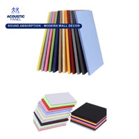 Panneau acoustique en feutre de polyester PET de qualité intérieure, découpé sur mesure, insonorisant pour les projets scolaires et de santé