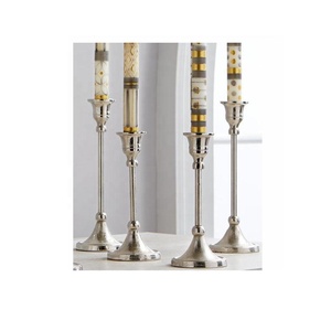 เชิงเทียนอะลูมิเนียมแข็งสำหรับตกแต่งเชิงเทียนโลหะ - Product Image 5