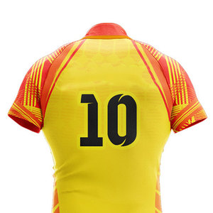 Tenues de rugby entièrement personnalisées, respirantes et à séchage rapide, nouvelle collection 2026, en tissu doux, ensemble maillot et short de rugby - Product Image 6