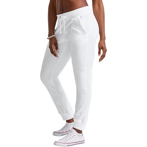 Pantalon de survêtement en molleton surdimensionné pour femmes Streetwear pantalon de survêtement décontracté pantalon de survêtement en coton uni taille élastique fermeture poches - Product Image 2