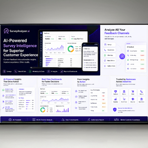 SurveyAnalyser.AI Enterprise: Plataforma de Análisis de Encuestas y Comentarios de Clientes en Tiempo Real, Multiplataforma, con IA - Product Image 1