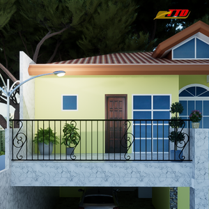 Diseño de Balcón con Barandillas Artísticas de Hierro Forjado que Mejoran la Seguridad, la Elegancia, la Durabilidad y el Atractivo de Lujo para Casas Modernas - Product Image 4