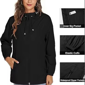 Wholesale Designer Men Long Winter Outdoor Windbreaker <b>Jacket</b> Stand Collar Vintage Style Lightweight Windproof <b>Waterproof</b> Hooded - Product Image 1