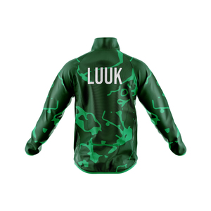 Veste zippée à col montant personnalisée pour homme, sublimée, pour les voyages d'équipe, les tenues de côté de terrain et les vêtements de sport en plein air - Product Image 2