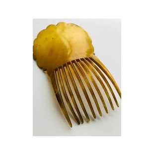 Peigne à cheveux en corne de buffle de style français, peigne à cheveux de forme personnalisable, peigne antistatique, outil pour femmes, outil de coiffure - Product Image 4