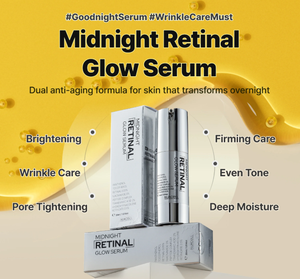 DM.Cell Midnight Glow Retinal Serum Serum Elastic Lifting Brightening EGF FGF Korean Cosmetic <b>Face</b> - Product Image 4