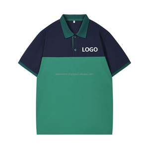เสื้อยืดแขนสั้นผู้ชายผ้าฝ้าย 100% สไตล์ไฮสตรีท ระบายอากาศได้ดี ปักโลโก้ตามสั่ง สำหรับชุดยูนิฟอร์มบริษัท ชุดทำงาน ชุดกอล์ฟ - Product Image 4