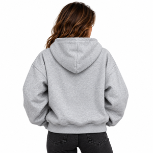 Nexfit Athletics Women's Oversized Heavyweight Winter Color Block <b>Leopard</b> <b>Print</b> Raglan Pullover <b>Hoodie</b> Pocket Cotton Fleece - Product Image 4
