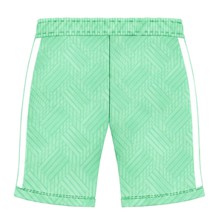 Pantalones Cortos Deportivos Verde Menta Personalizados para Entrenamiento Atlético, Gimnasio, Ejercicio, con Cordón, de Secado Rápido, Transpirables, Ropa Deportiva de Alto Rendimiento, Ropa de Equipo - Product Image 2