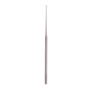 Curette manuelle Bexpo Buck Ear 5,34 pouces droite à bout émoussé en acier inoxydable, instrument chirurgical ORL, outil d'otologie de précision de haute qualité - Product Image 1