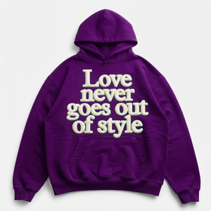เสื้อฮู้ดดี้ผู้ชายผ้าฝ้าย 100% สั่งทำขายส่ง คุณภาพสูง ทรงโอเวอร์ไซส์ สไตล์ลำลอง สตรีทแวร์ ปักลาย 3 มิติ ซักแบบสโตนวอช - Product Image 1