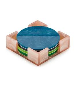 Sous-verres créatifs en résine pour un usage quotidien, pour servir du thé ou du café dans les hôtels et les maisons, qualité supérieure en Inde - Product Image 3