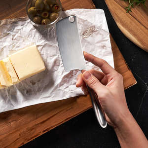 Cuchillo para Queso de Acero Inoxidable Premium, Herramienta Culinaria para Cortar y Rebanar, Accesorio de Cocina para Chefs, Utensilio Profesional para el Hogar - Product Image 4