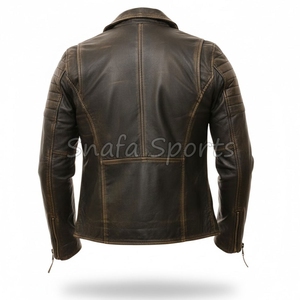 Best Price Men's Premium Genuine Leather Windproof Waterproof <b>Jacket</b> Plain for Winter in All Sizes For Sale - Product Image 2