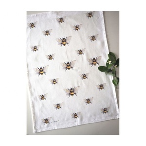 Abstract Multi Colour Embroidered Personalized Sustainable Cotton Home <b>Kitchen</b> All Purpose Golf Napkin Towel Accessories on Sale - Product Image 4