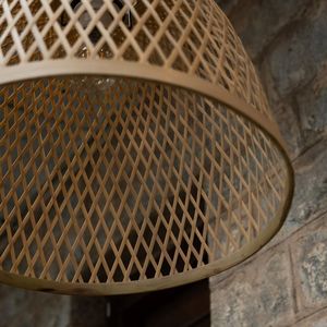 Artisan Crafted Bamboo Pendant <b>Light</b> for Bedroom <b>Dining</b> Area and Boutique Commercial Spaces - Product Image 2