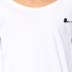 Camiseta de Manga Larga con Cuello Redondo para Hombre, Informal, de Algodón, con Logotipo Personalizado en el Frente - Product Image 5