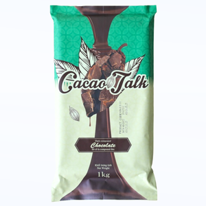 Ingrédients de confiserie au chocolat composé de cacao, utilisant la technologie OEM/ODM, bloc de chocolat noir de qualité supérieure 1KG HALAL, vente chaude - Product Image 1
