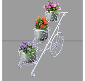 Macetas decorativas para plantas, macetas artesanales de 3 niveles sin Metal para balcón, gran oferta - Product Image 2