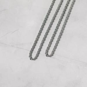 Classic 925 Silver <b>Rope</b> <b>Chain</b> Necklace Unisex Everyday Wear - Product Image 2