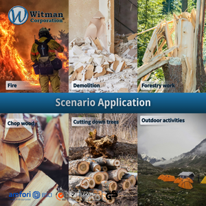 71cm Logging Felling <b>Axe</b> Securely Fixed Grade-A Carbon Steel Head Sharp Cutting Angle Professional Chopping Heavy Duty Tool - Product Image 6