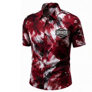 Camisa de Lujo para Hombre con Estampado de Alta Gama, Tecnología de Impresión Digital, Tela Cómoda y Apariencia Elegante e Informal - Product Image 1