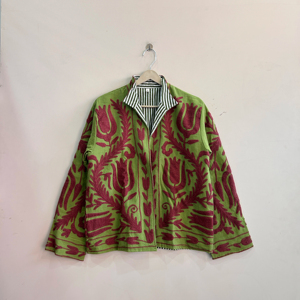 Chaqueta Boho de Algodón Bordado, Transpirable, Estilo Vintage, Chaqueta de Estilo Bohemio para Usar en la Calle - Product Image 1