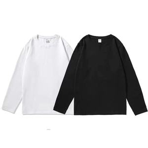 Camiseta de Mujer, Talla Grande, Estilo Nuevo, Blanca, Manga Larga, Hombros Caídos, Holgada, Transpirable, Informal, para Estudiantes - Product Image 4