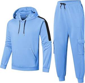 Conjunto Deportivo para Hombre de 2 Piezas, Sudadera con Capucha, Traje para Correr, Traje de Calentamiento, Conjunto de Gimnasio, Atuendo de Otoño - Product Image 4