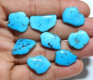 Dalles brutes de turquoise d'Arizona, pierre précieuse naturelle, dalle de turquoise d'Arizona pour la fabrication de bijoux, vente en gros de pierres précieuses - Product Image 2